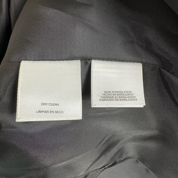 Kasper Bright Blue Green Reptile Print Collarless Open Front Jacket Blazer - Picture 11 of 12